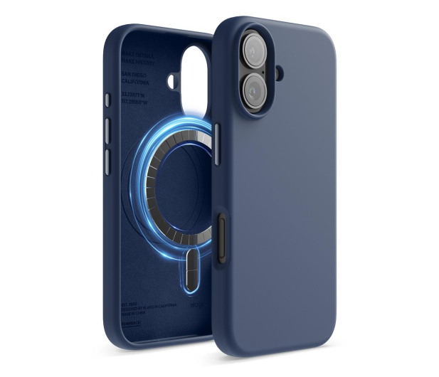 Elago Magnetic Silicone do iPhone 16 Jean Indigo ES16MSSC61-JIN - 1278749 - zdjęcie